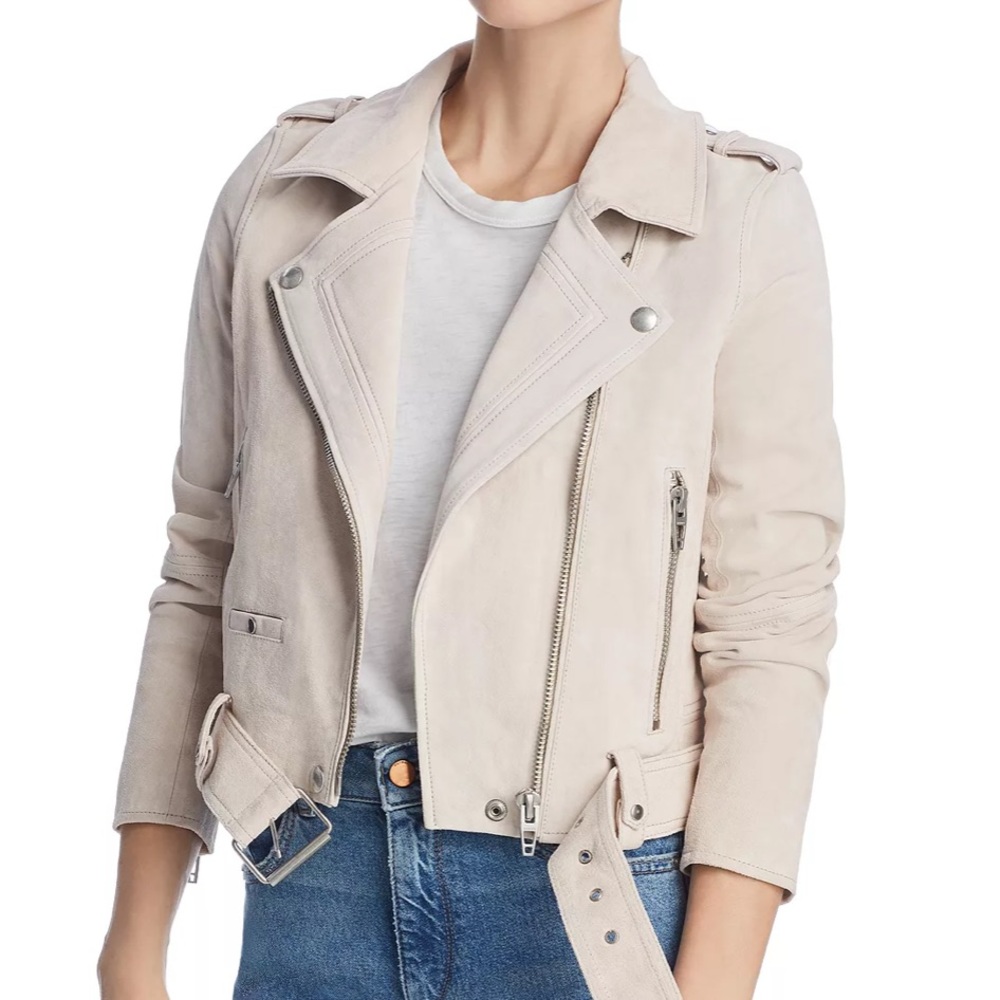 NWT Blank NYC Suede Moto Jacket